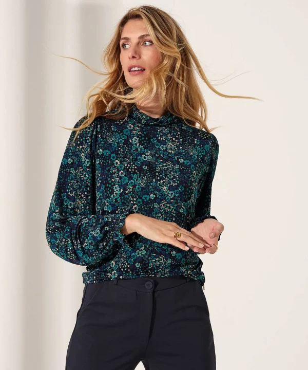 Turtleneck Floral Print Billy*Fabienne Chapot Cheap