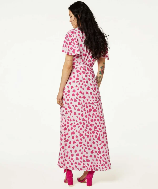 Wrap Dress Spot Print Archana*Fabienne Chapot Sale