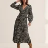 Wrap Dress Floral Print Natalia*Fabienne Chapot Store