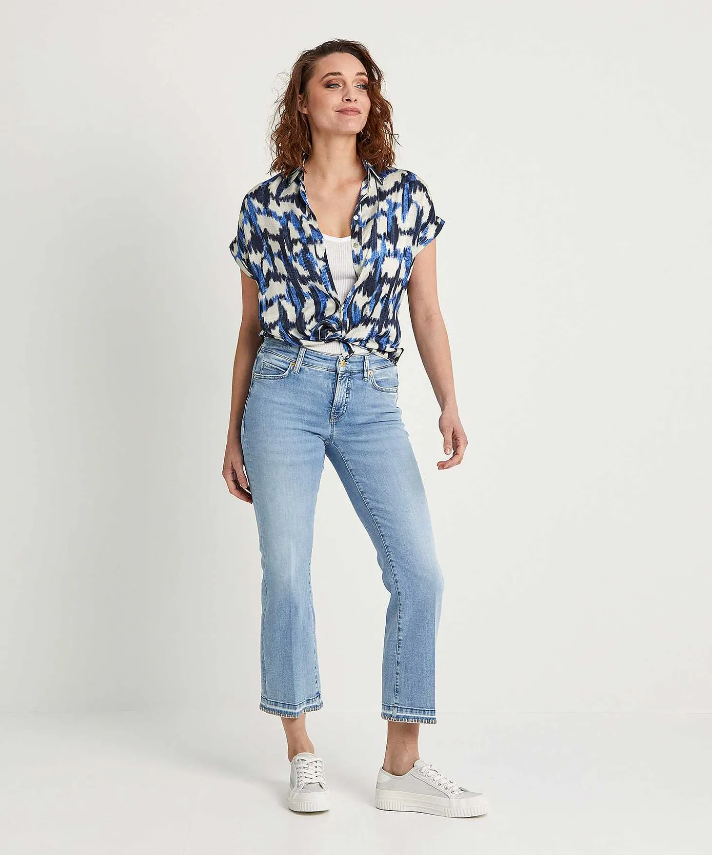 giulia_e_tu_blouse_faded__0.webp Blouse Faded Print*GIULIA E TU Hot