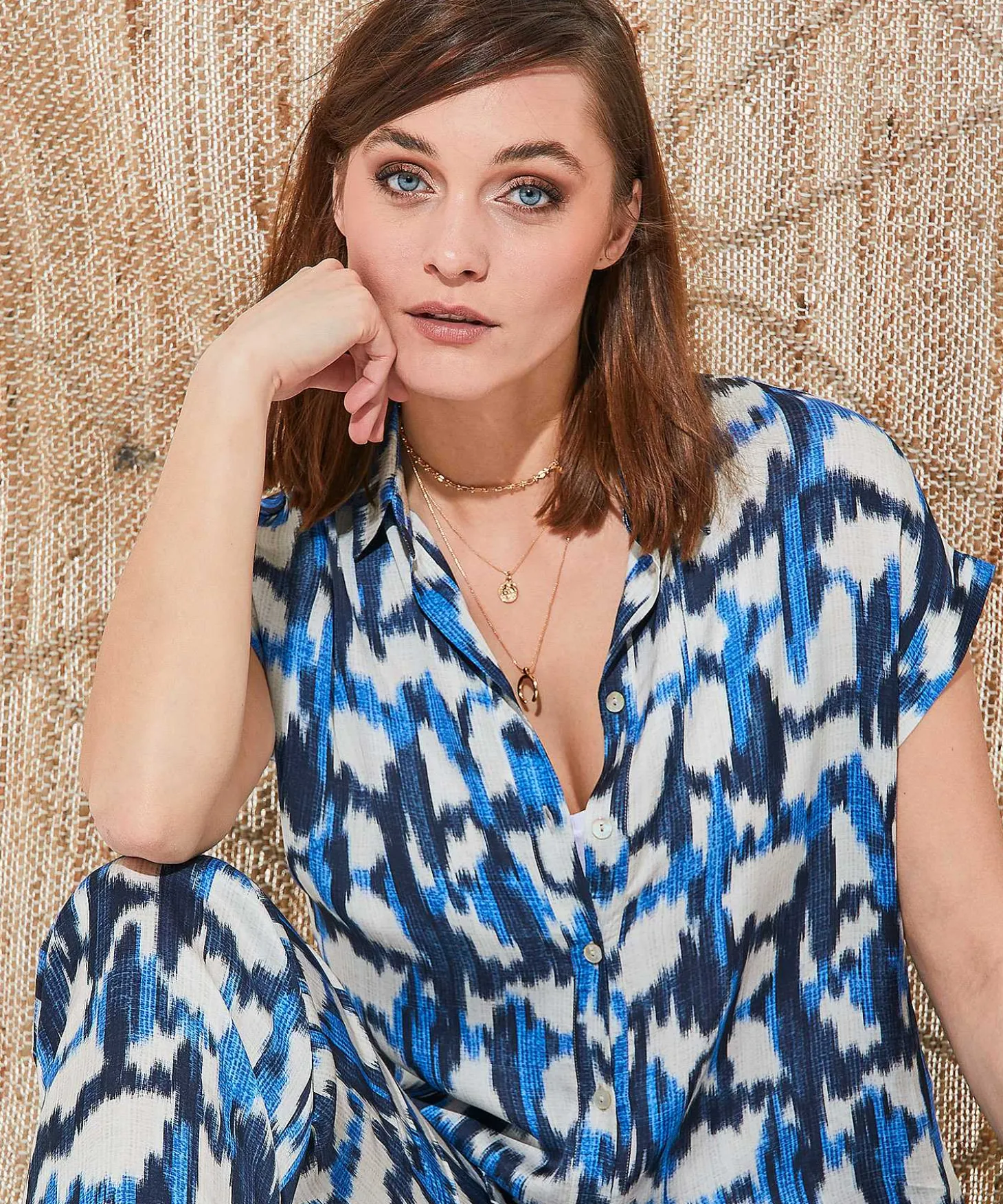 giulia_e_tu_blouse_faded__1.webp Blouse Faded Print*GIULIA E TU Hot
