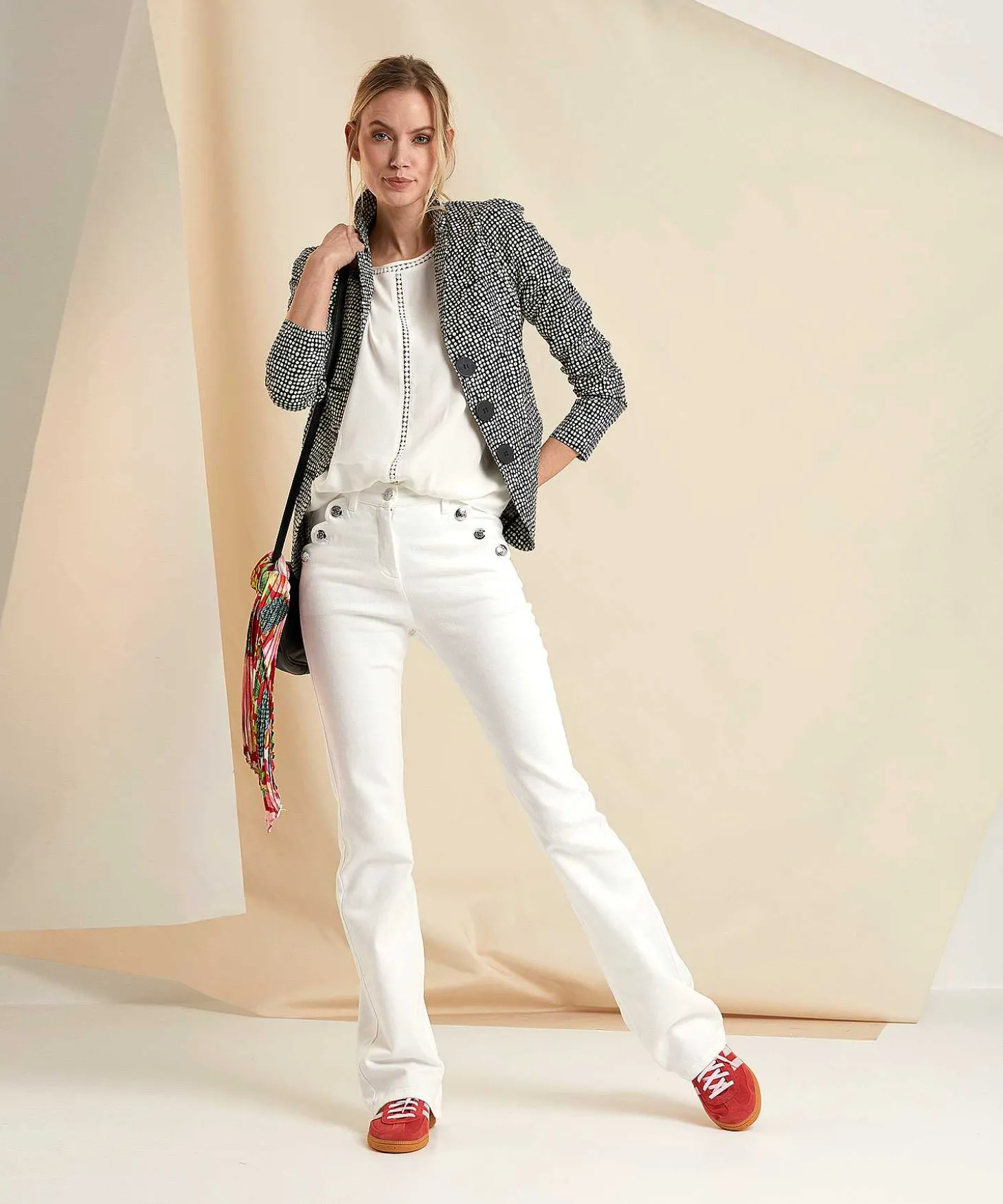 giulia_e_tu_blouse_fancy__2.webp Blouse Fancy Tape*GIULIA E TU Best Sale