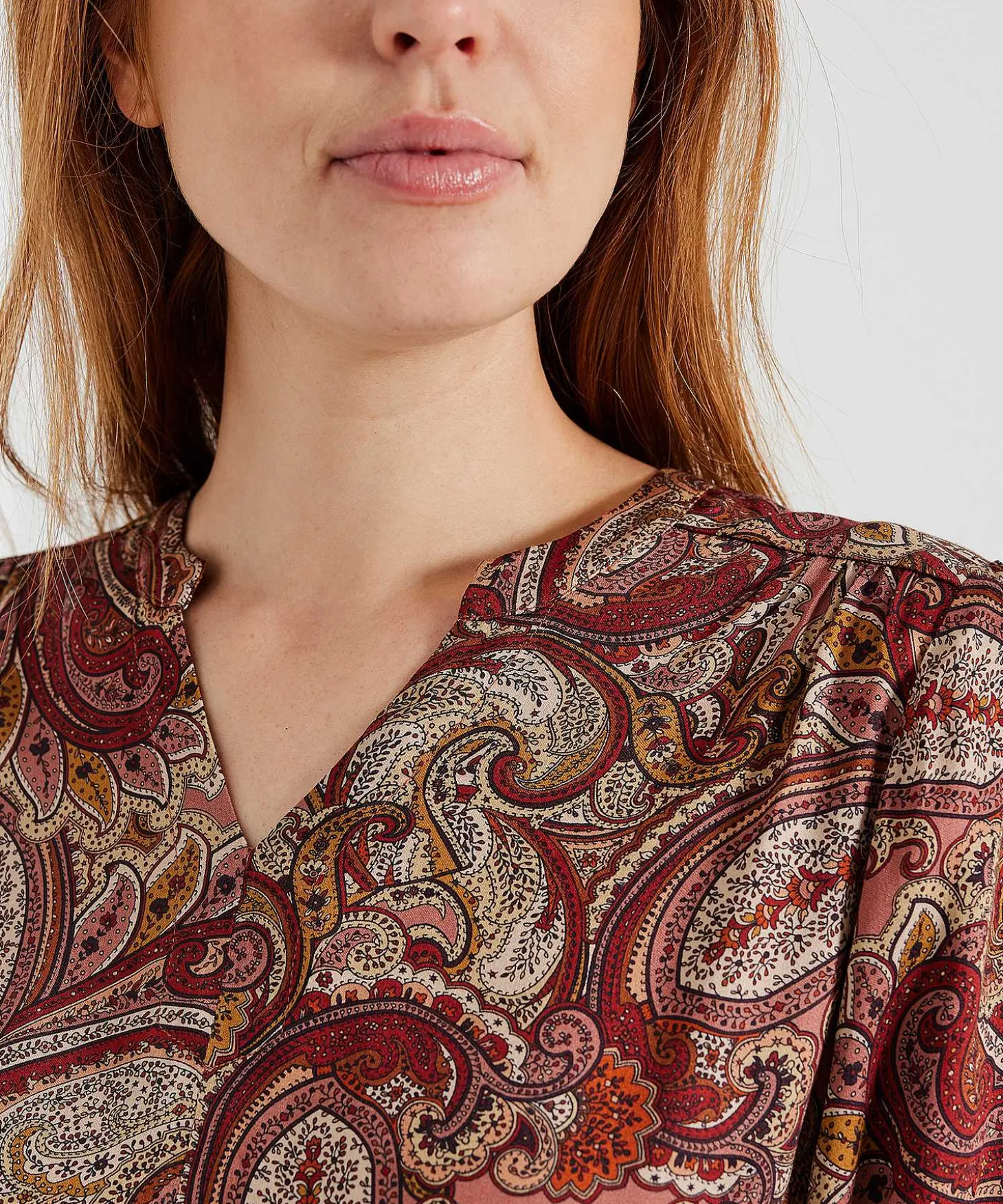 giulia_e_tu_blouse_paisle_0.webp Blouse Paisley Print*GIULIA E TU Cheap