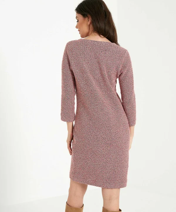 Boucle Dress Cutout Neck*GIULIA E TU Cheap