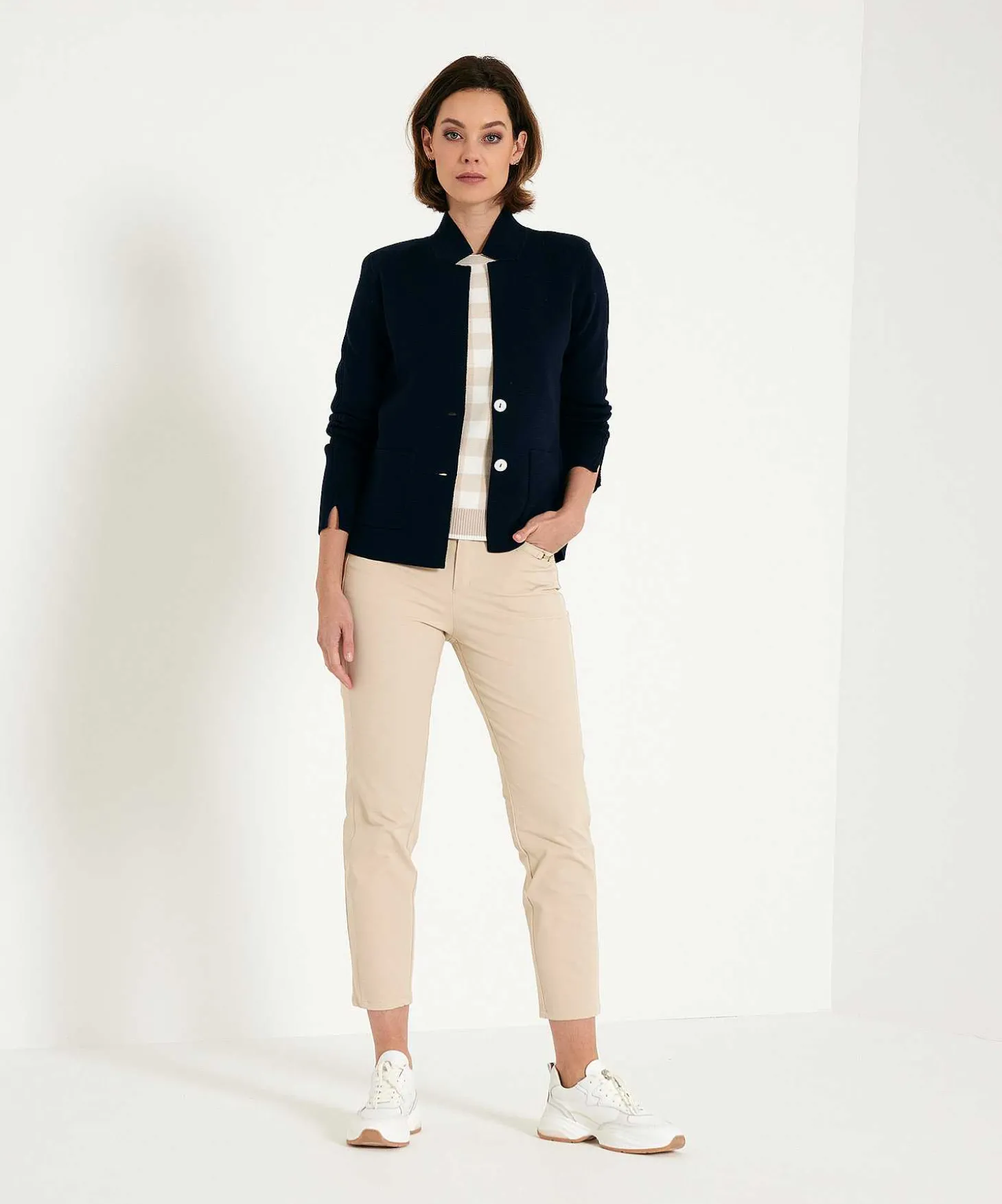 giulia_e_tu_checked_sweat_1-2.webp Checked Sweater*GIULIA E TU Discount
