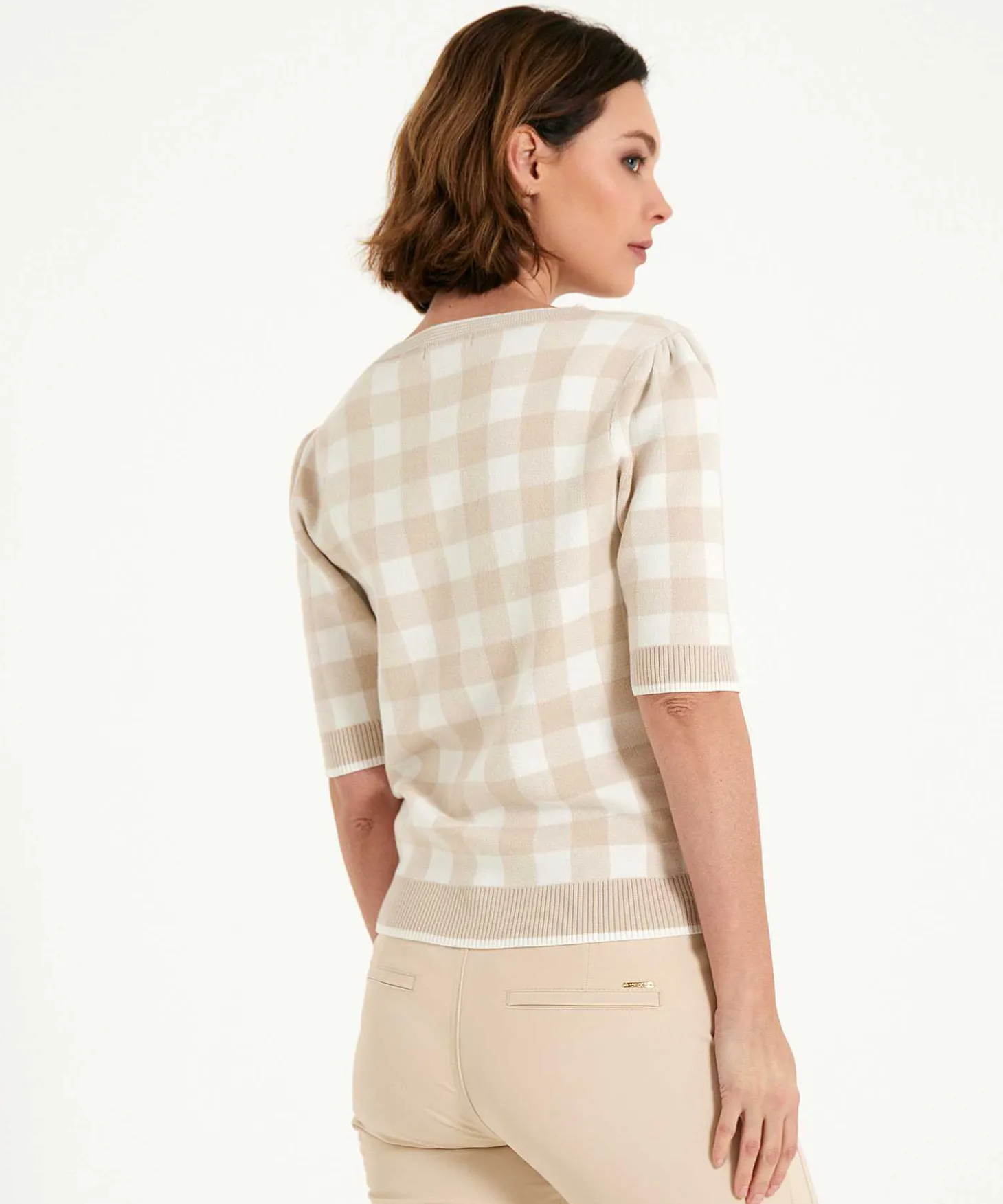 giulia_e_tu_checked_sweat_3-2.webp Checked Sweater*GIULIA E TU Discount