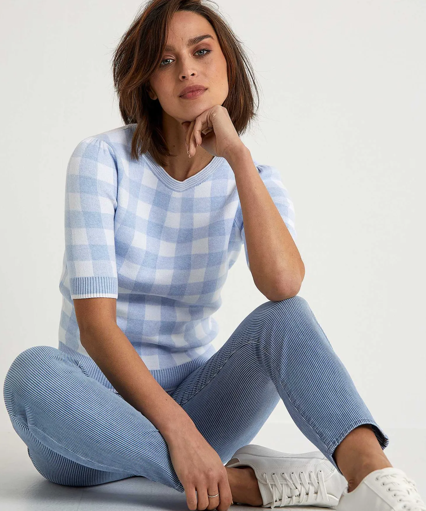 giulia_e_tu_checked_sweat_3.webp Checked Sweater*GIULIA E TU Shop