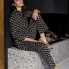 Flared Trousers Graphic Jacquard*GIULIA E TU Flash Sale