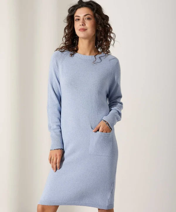 Knit Dress With Pocket*GIULIA E TU Hot