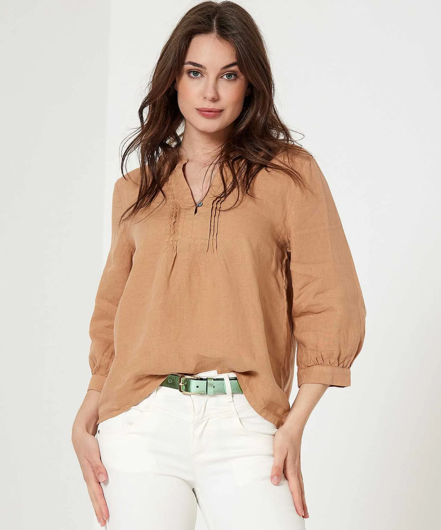 giulia_e_tu_linen_blouse_2.webp Linen Blouse*GIULIA E TU Cheap