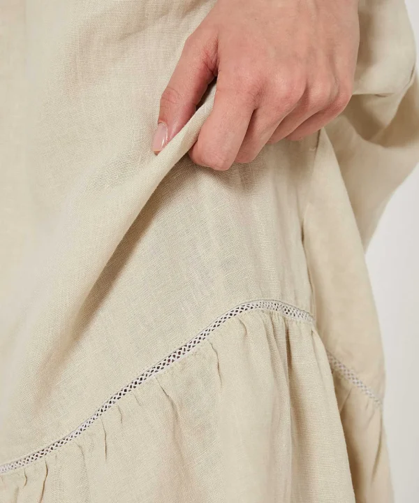 Linen Maxi Skirt*GIULIA E TU Shop