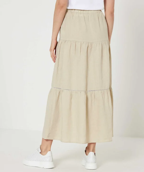Linen Maxi Skirt*GIULIA E TU Shop