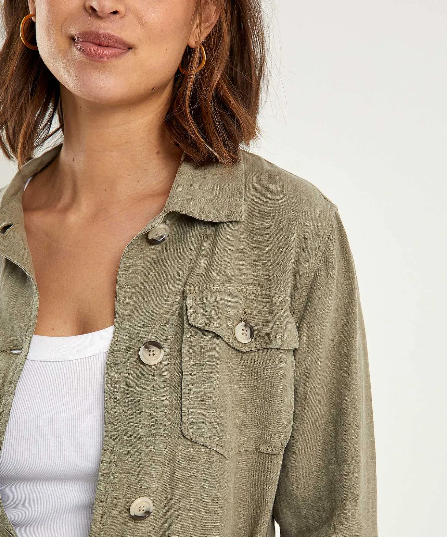 giulia_e_tu_linen_safari__3-1.webp Linen Safari Shirt Jacket*GIULIA E TU Sale