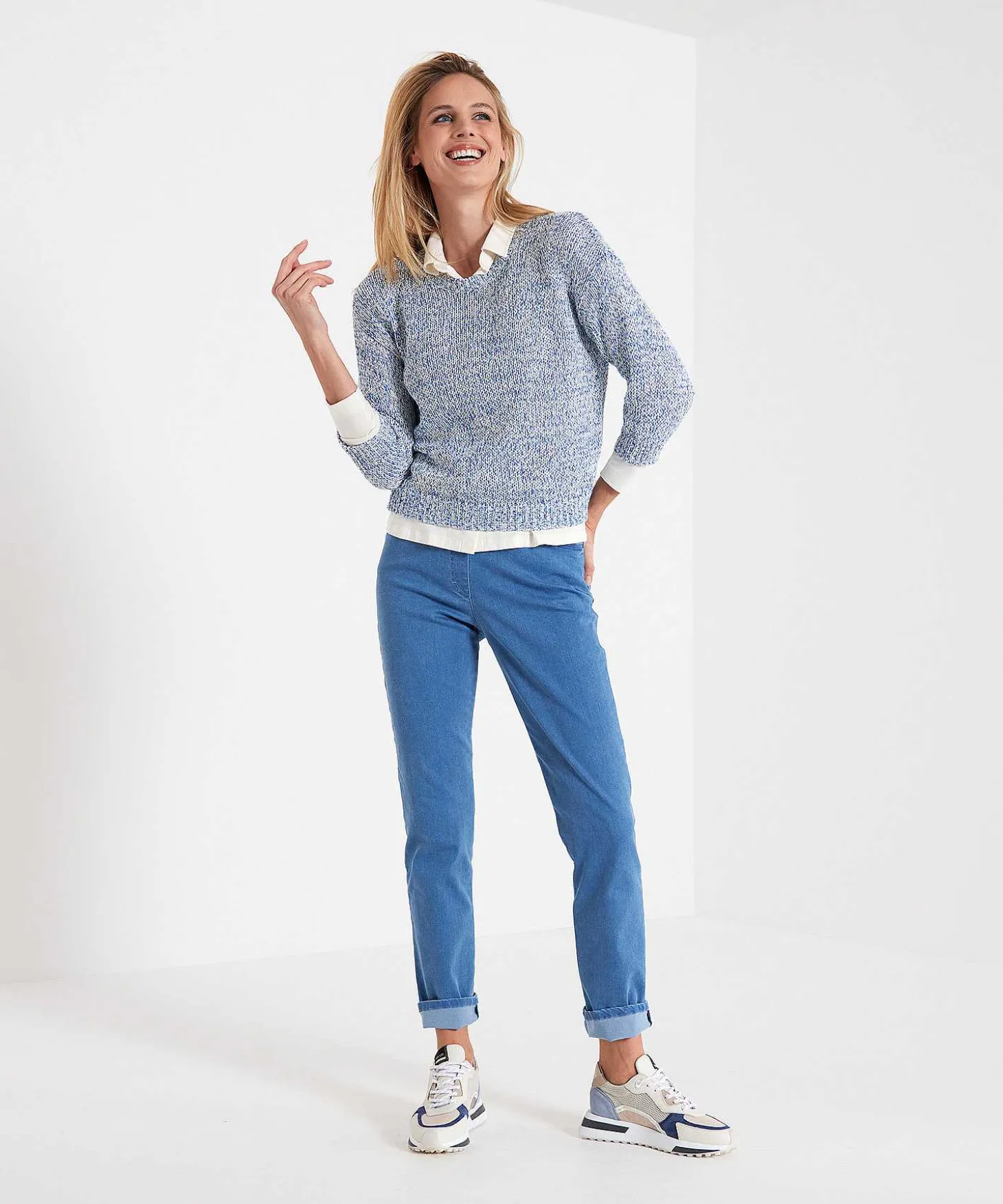 giulia_e_tu_melange_sweat_0-2.webp Melange Sweater Ribbon Yarn*GIULIA E TU Flash Sale