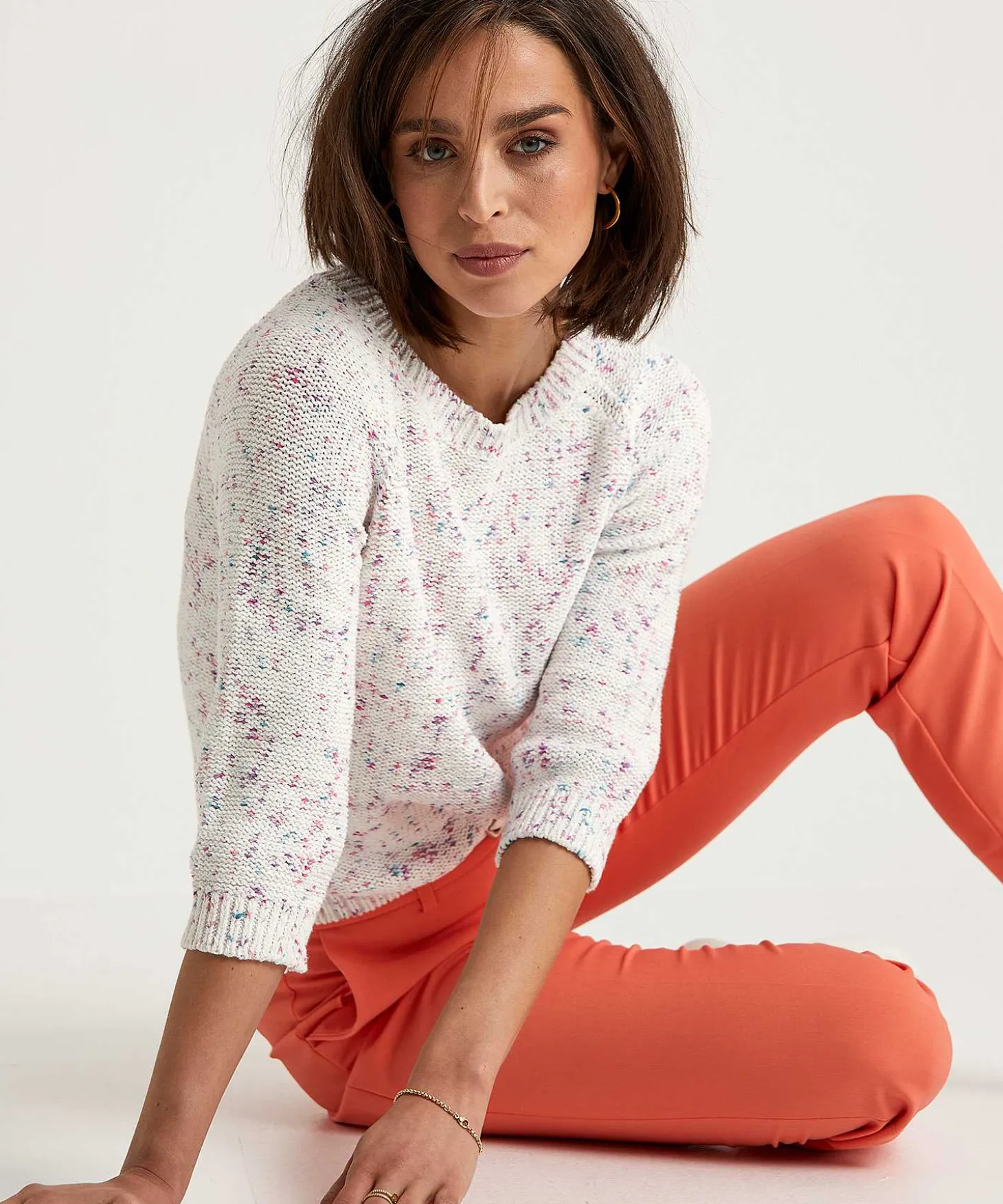 giulia_e_tu_melange_sweat_2.webp Melange Sweater Ribbon Yarn*GIULIA E TU Best