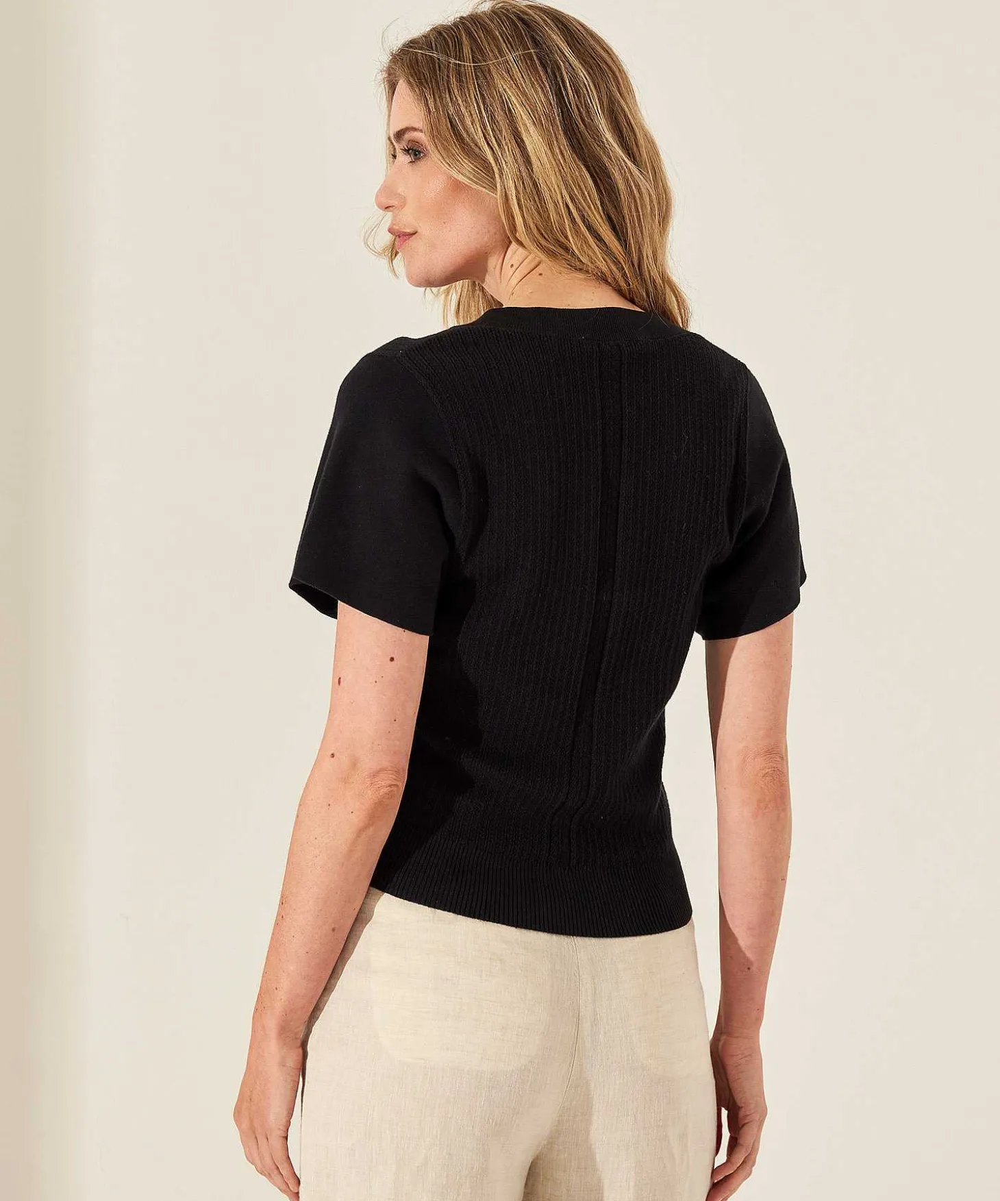 giulia_e_tu_pointelle_swe_0-2.webp Pointelle Sweater V-Neck*GIULIA E TU Shop