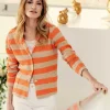 Relief Blazer Vest Stripe*Giulia e Tu Cheap