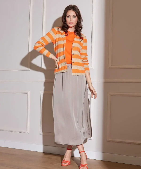 Relief Blazer Vest Stripe*Giulia e Tu Cheap