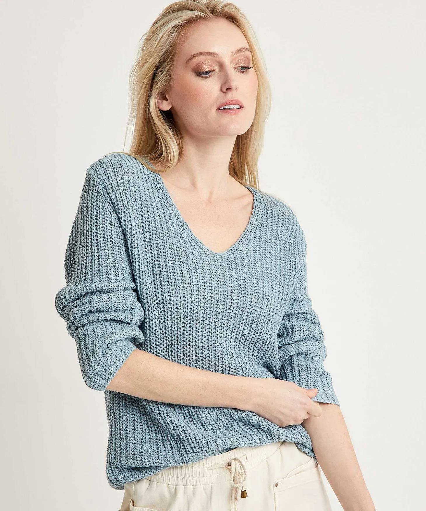 giulia_e_tu_ribbon_yarn_s_0.webp Ribbon Yarn Sweater*GIULIA E TU Fashion