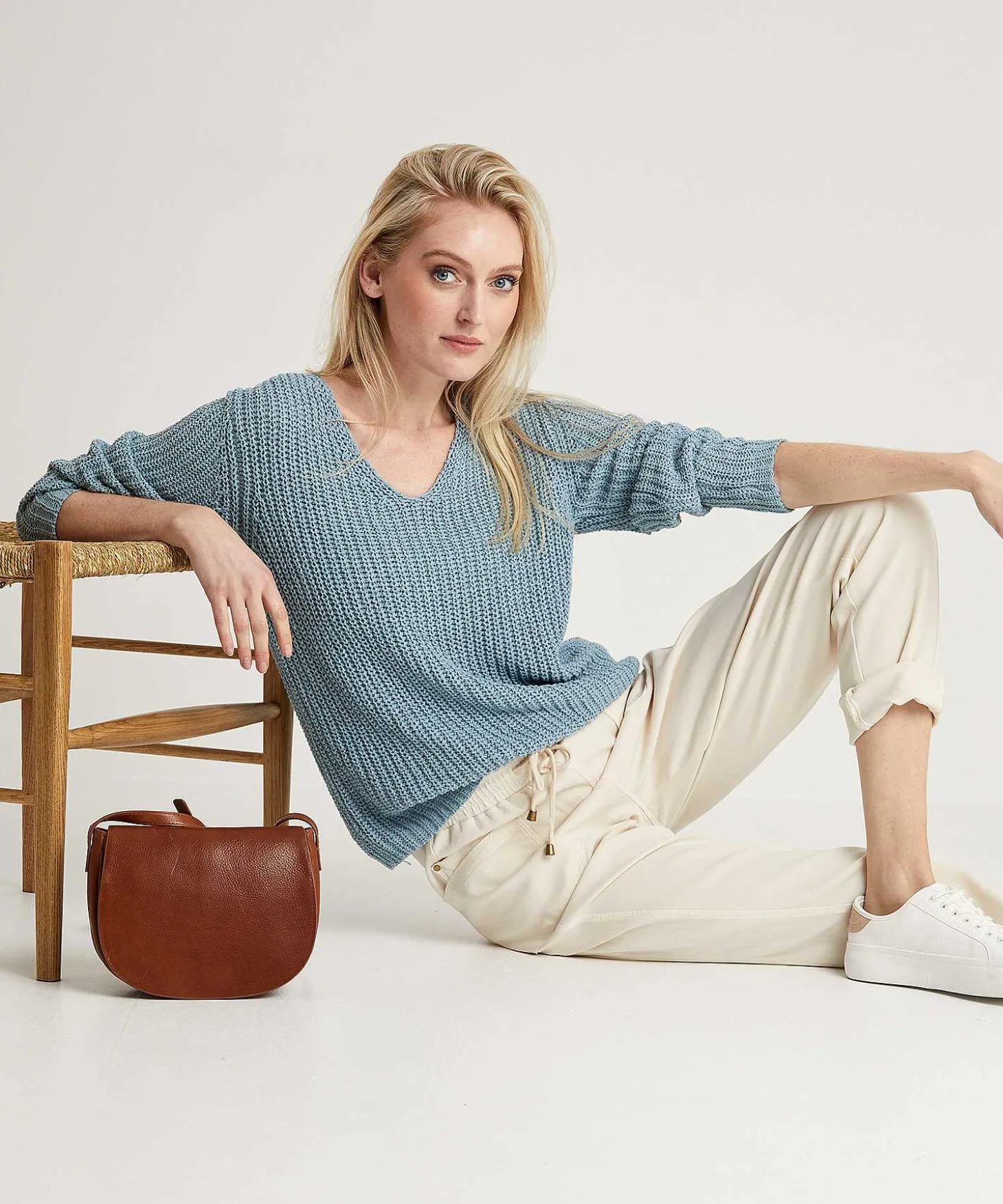 giulia_e_tu_ribbon_yarn_s_1.webp Ribbon Yarn Sweater*GIULIA E TU Fashion