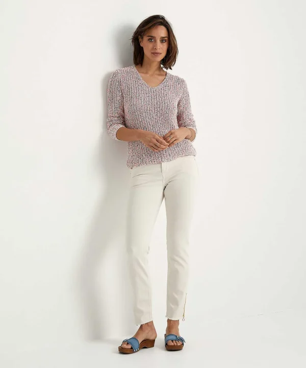 Ribbon Yarn Sweater Multicolor*GIULIA E TU Fashion