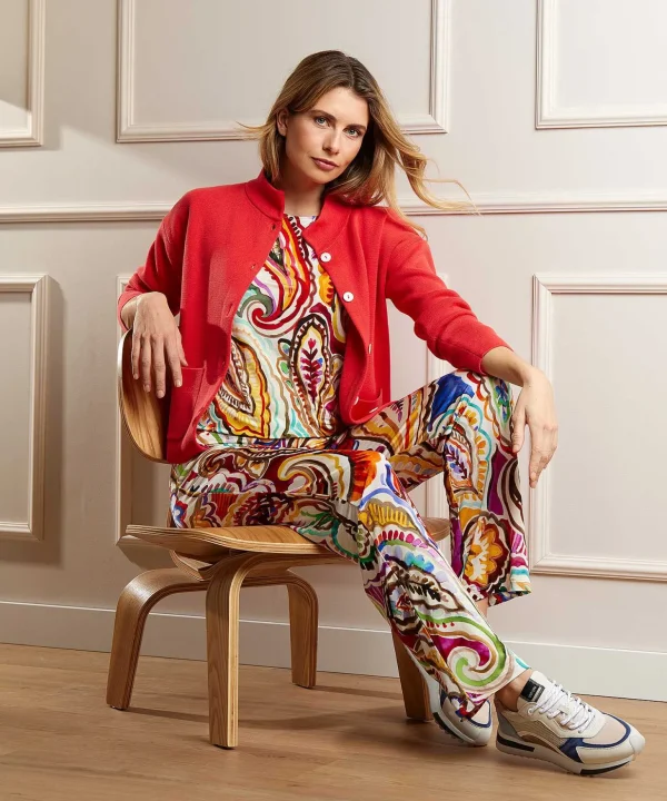 Slinky Top Maxi Paisley*GIULIA E TU Hot