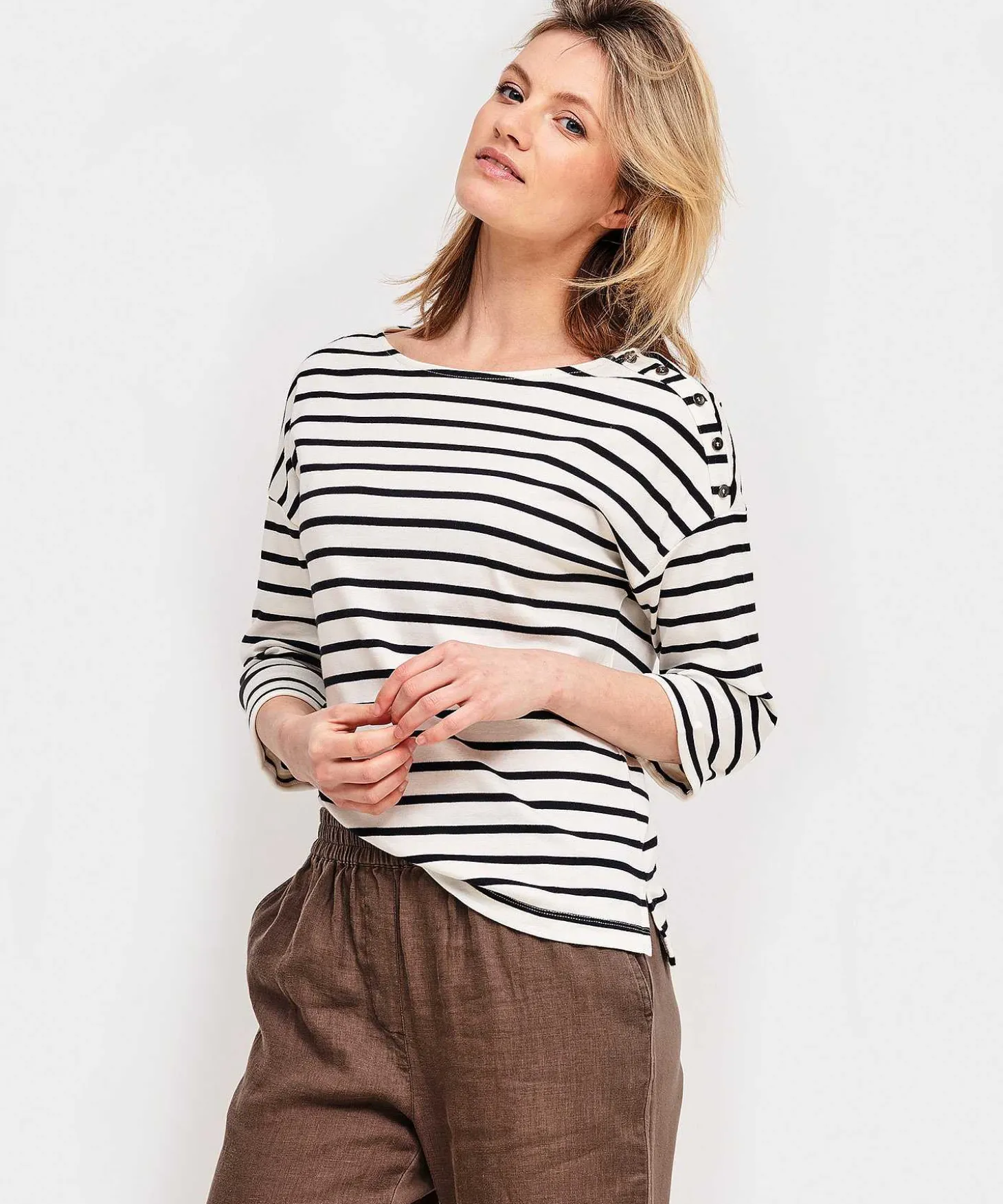 giulia_e_tu_striped_shirt_1.webp Striped Shirt*GIULIA E TU Sale