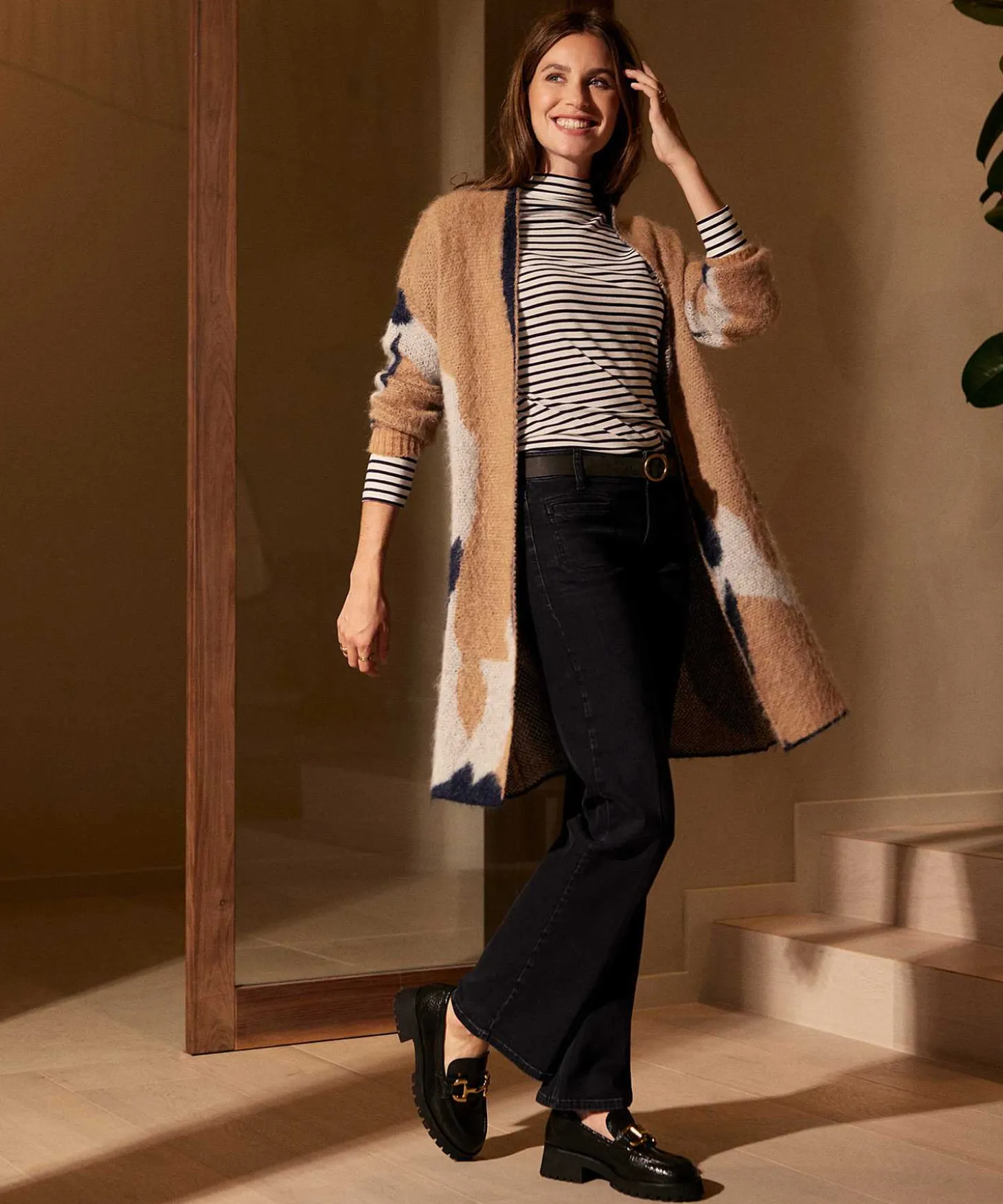 giulia_e_tu_swagger_cardi_0-1.webp Swagger Cardigan Mohair Mix Jacquard*GIULIA E TU Outlet