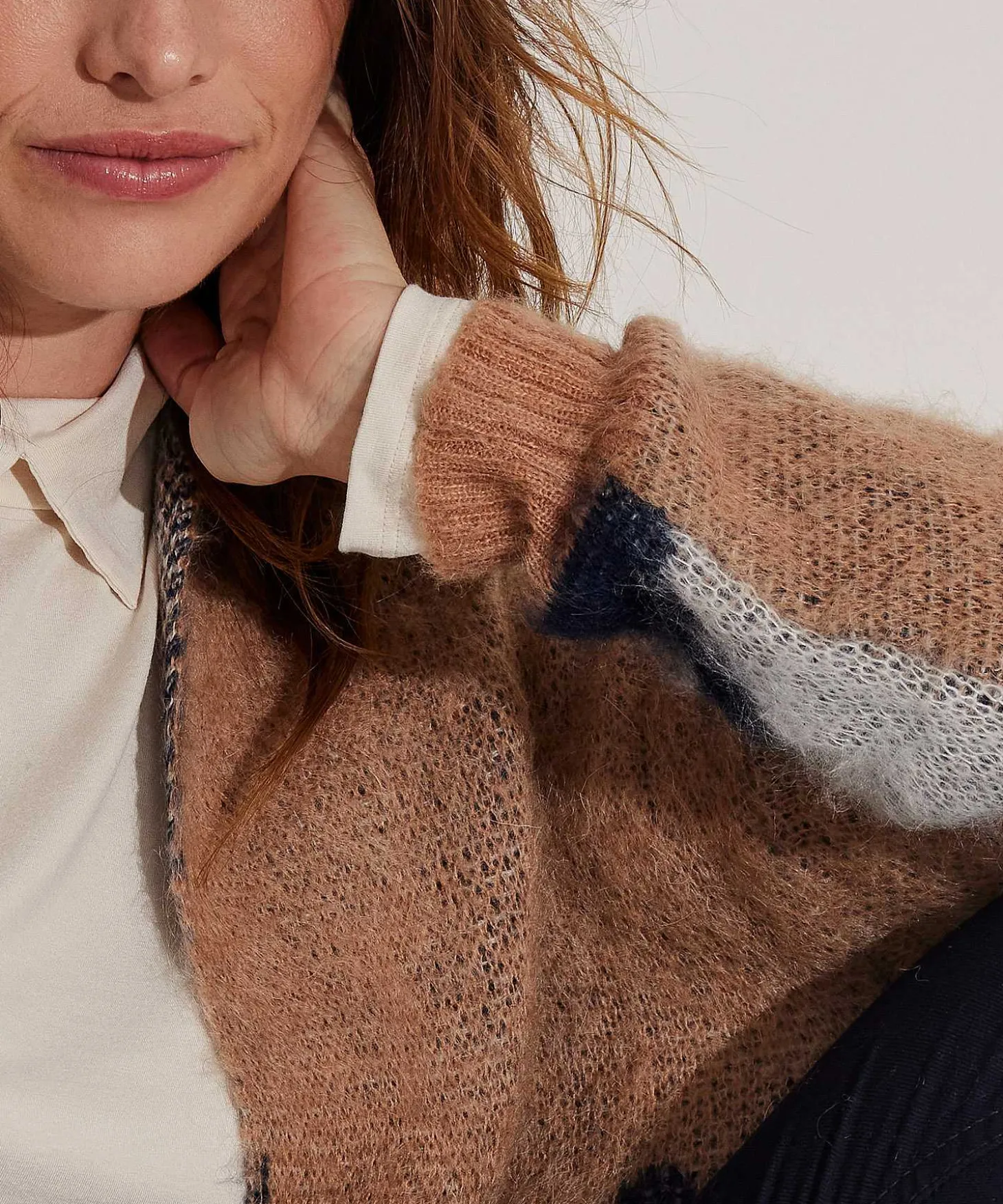 giulia_e_tu_swagger_cardi_1-1.webp Swagger Cardigan Mohair Mix Jacquard*GIULIA E TU Outlet