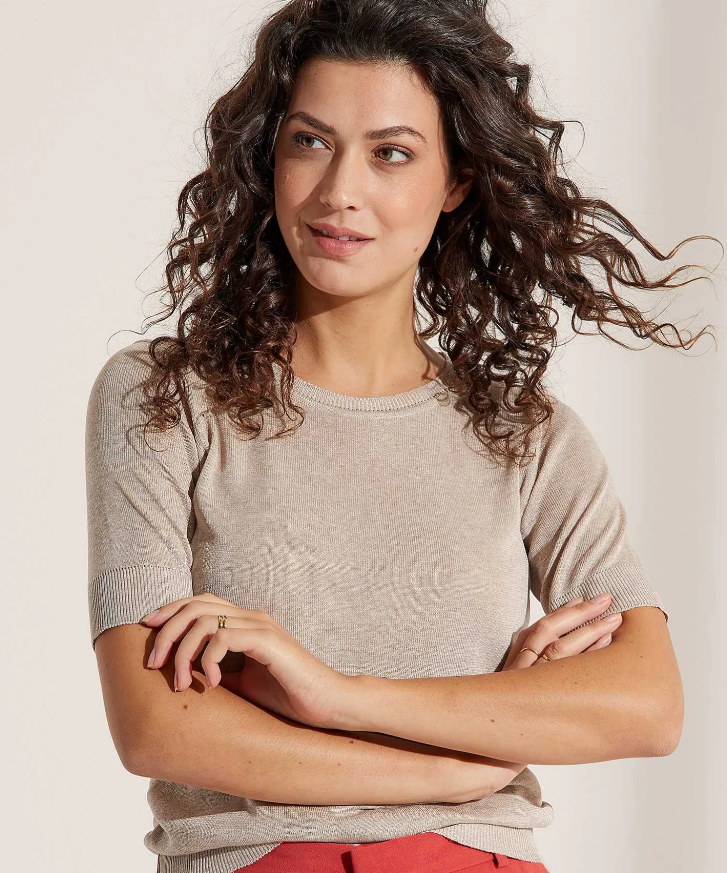 giulia_e_tu_sweater_ajour_2-1.webp Sweater Ajour Shiny Yarn*Giulia e Tu Flash Sale