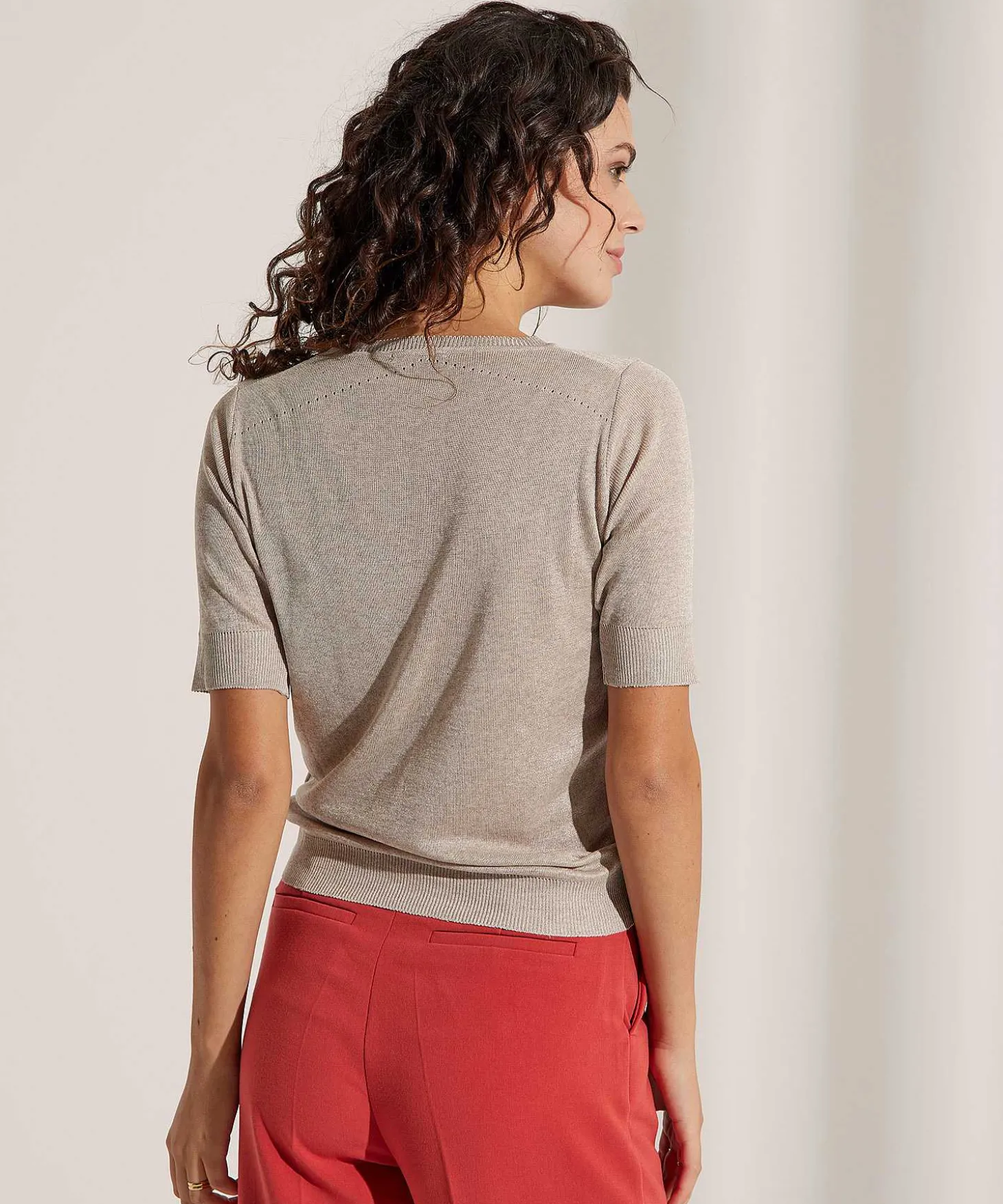 giulia_e_tu_sweater_ajour_3-1.webp Sweater Ajour Shiny Yarn*Giulia e Tu Flash Sale