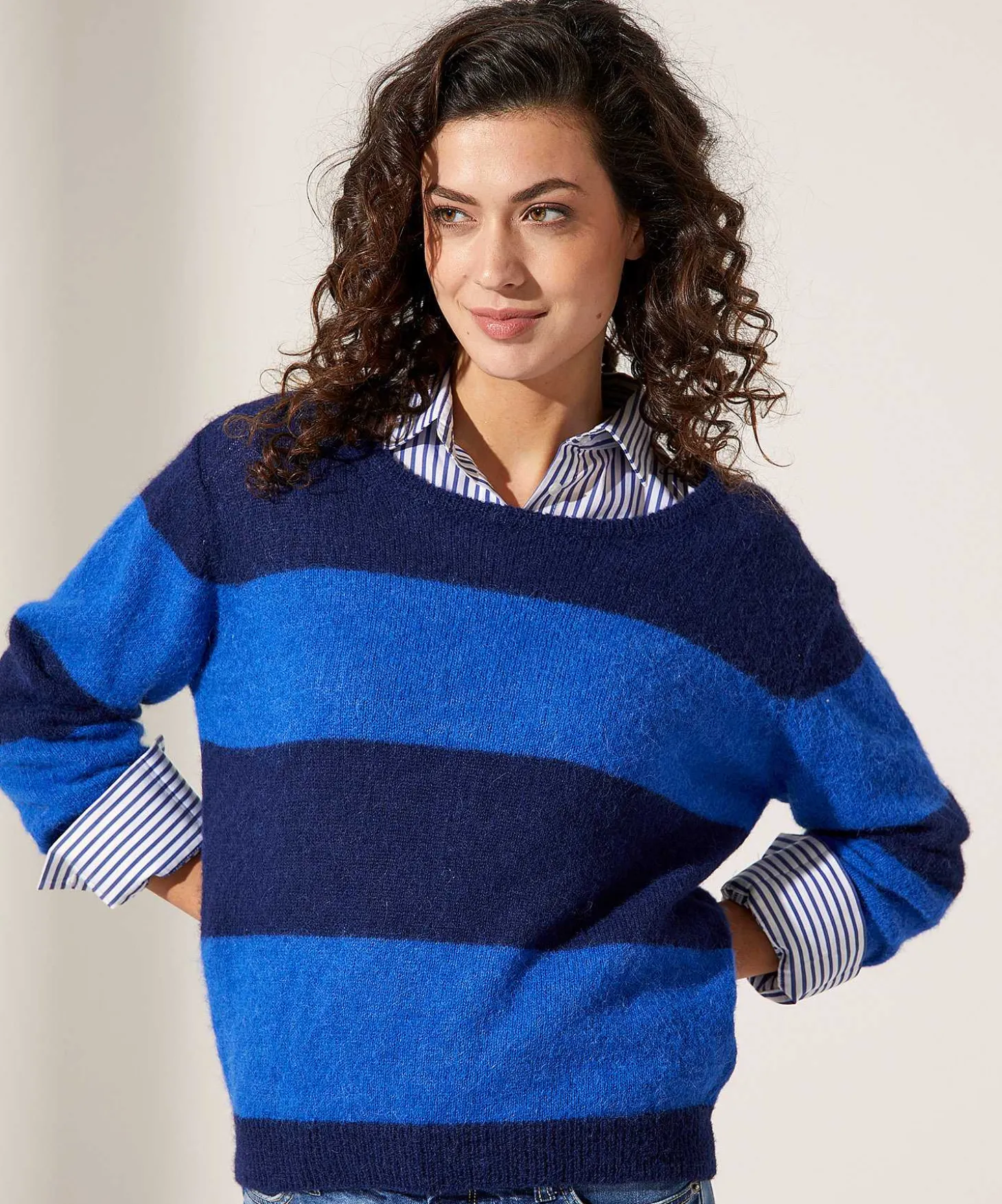 giulia_e_tu_sweater_alpac_1.webp Sweater Alpaca Mix Stripes*GIULIA E TU Discount