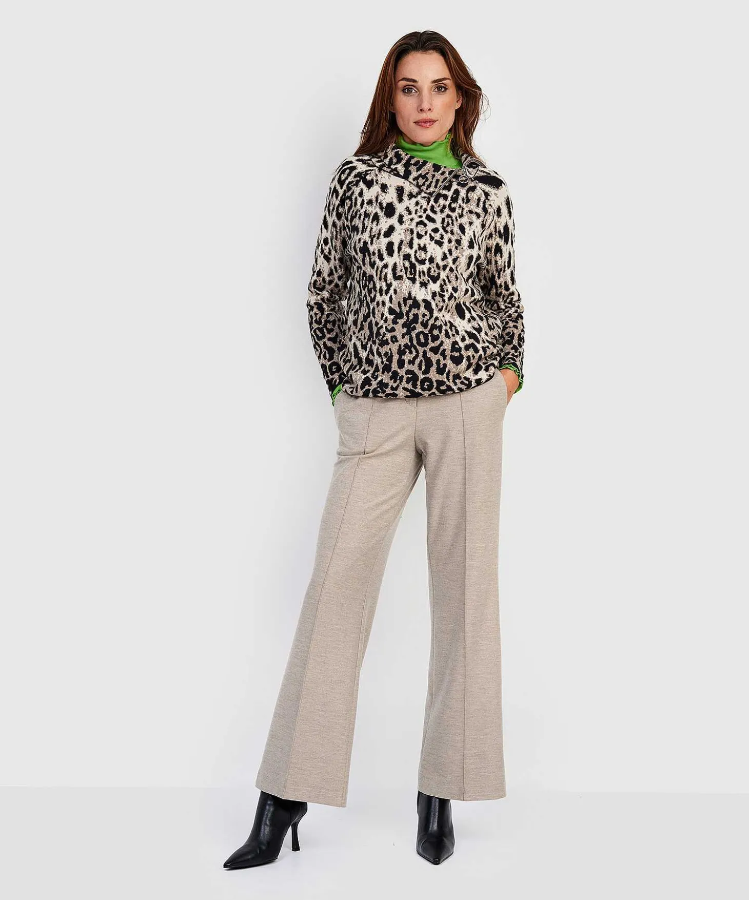 giulia_e_tu_sweater_asymm_0.webp Sweater Asymmetrical Zipper Animal Print*GIULIA E TU Outlet