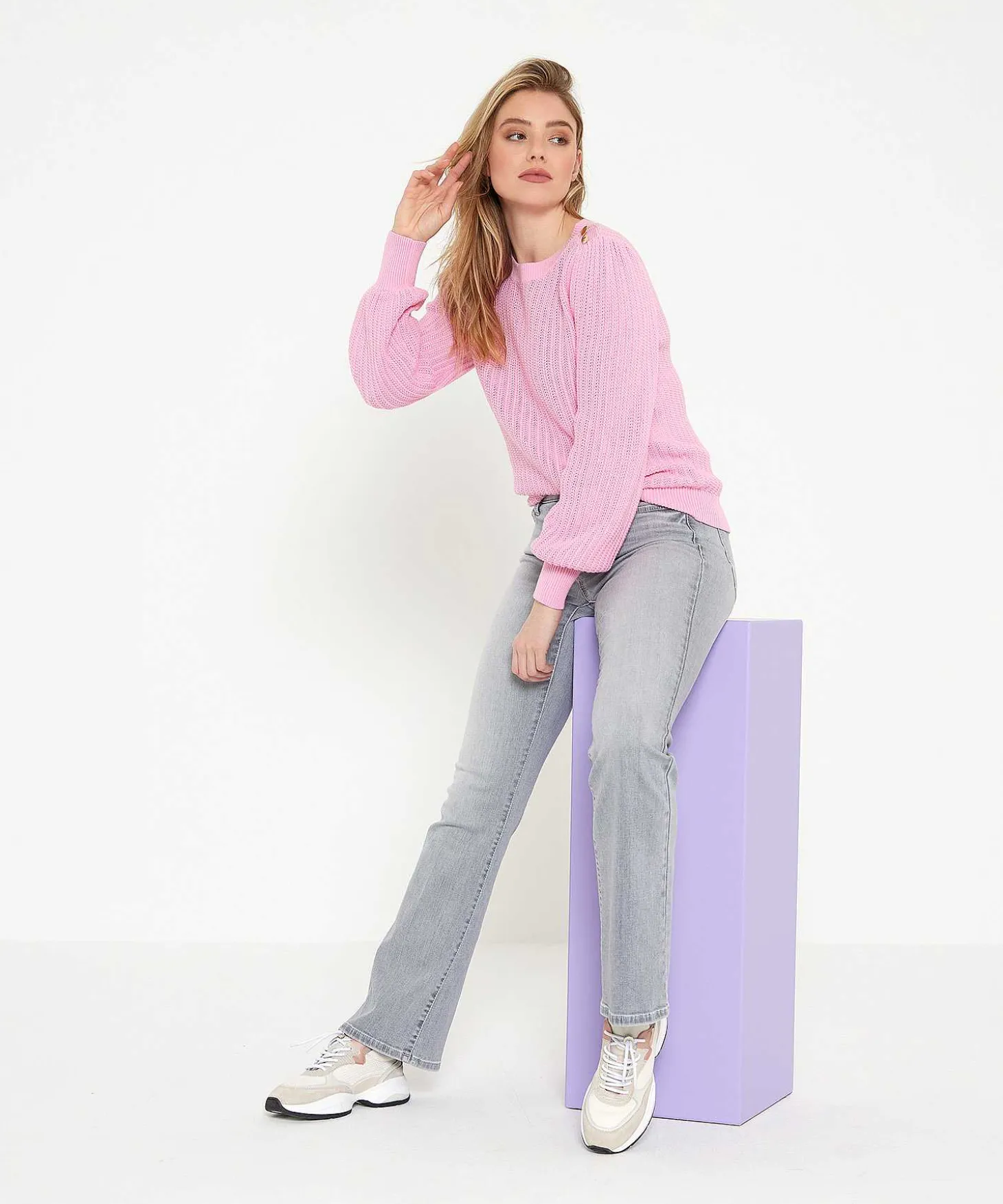giulia_e_tu_sweater_fancy_1-3.webp Sweater Fancy Knit Buttons*GIULIA E TU Store