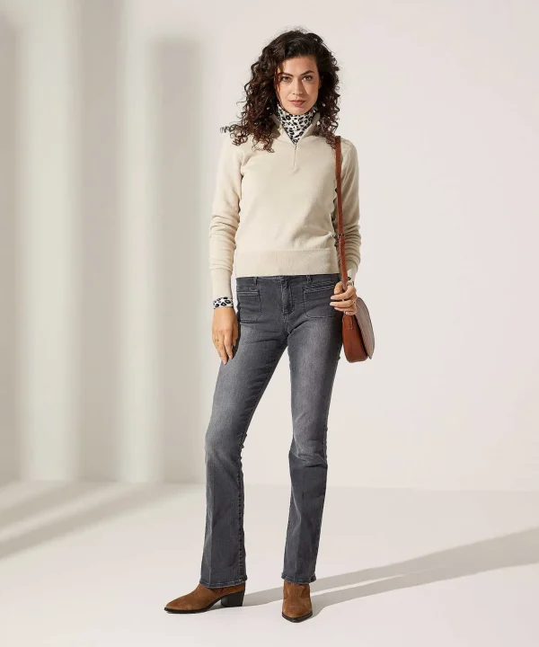 Sweater With Concealed Zipper*GIULIA E TU Online