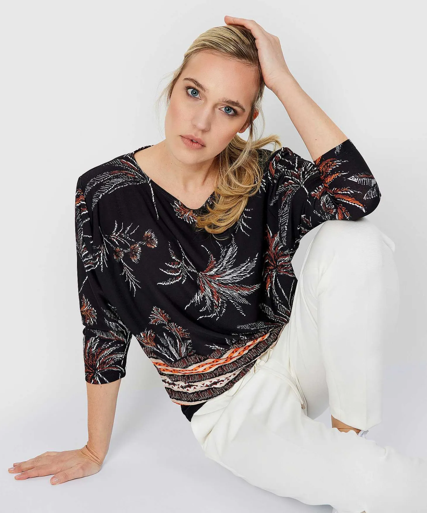 giulia_e_tu_top_leaf_prin_3.webp Top Leaf Print*GIULIA E TU Flash Sale