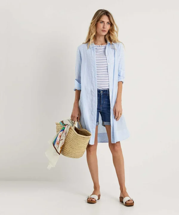 Linen Shirt Dress Gracia*0039 ITALY Cheap