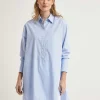 Poplin Shirt Dress With Stripe Avery*0039 ITALY Hot
