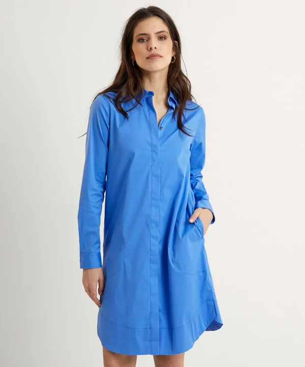 Poplin Shirt Dress Gracia*0039 ITALY Hot