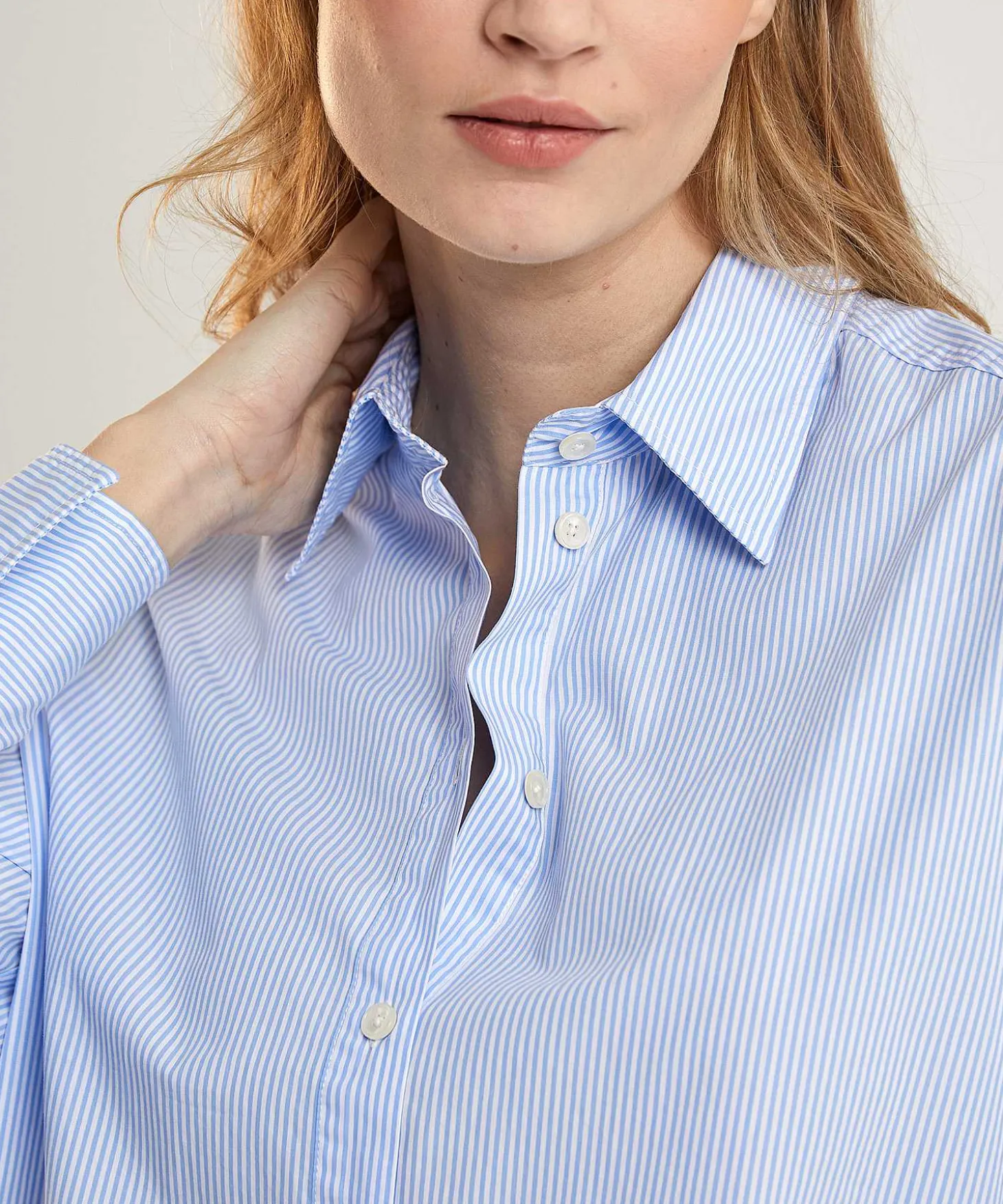 italy_poplin_shirt_dress_2.webp Poplin Shirt Dress With Stripe Avery*0039 ITALY Hot