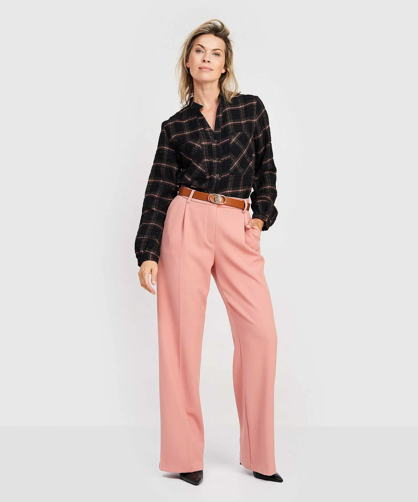jane_lushka_blouse_checke_2.webp Blouse Checked Rama*Jane Lushka Clearance