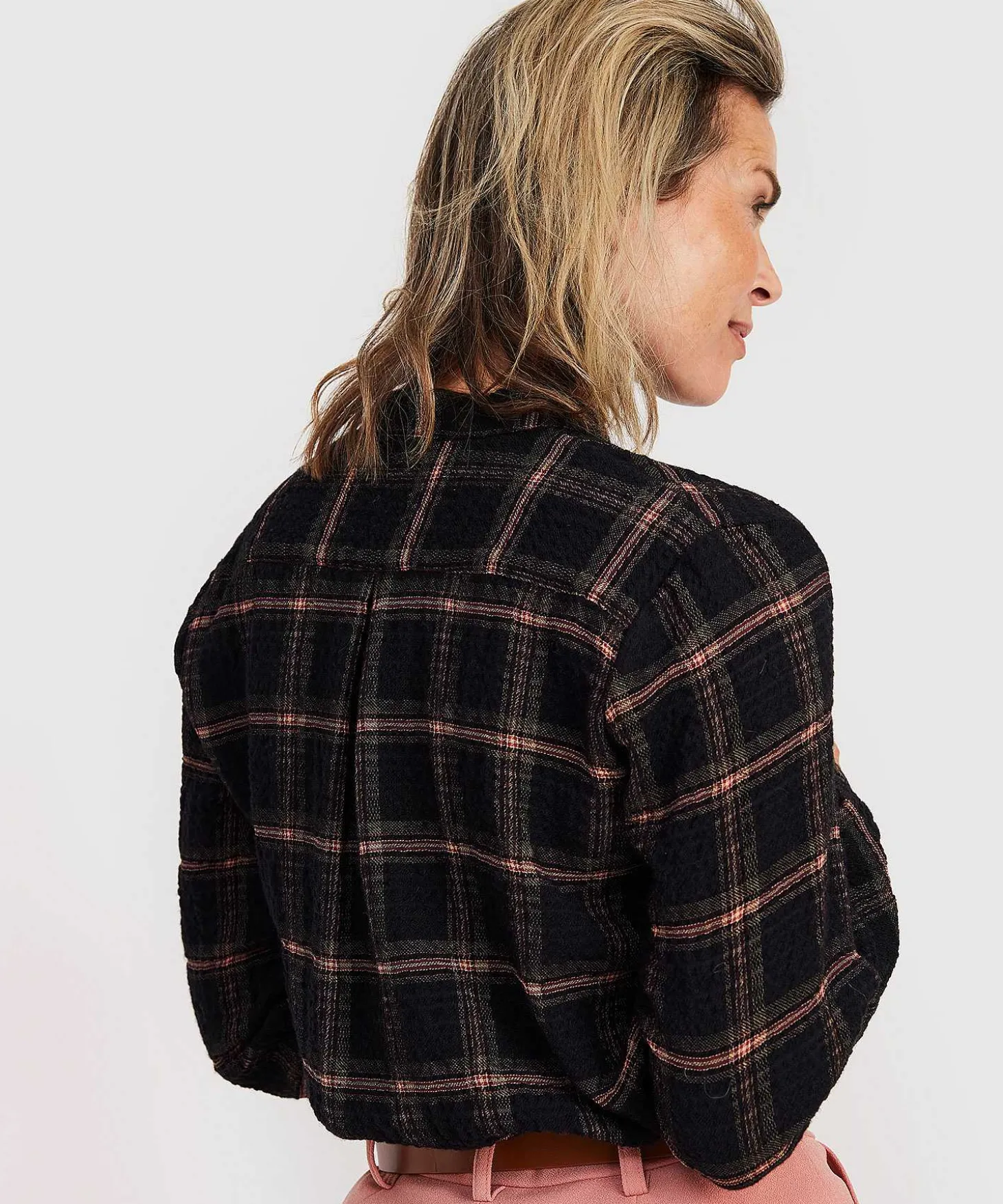 jane_lushka_blouse_checke_3.webp Blouse Checked Rama*Jane Lushka Clearance