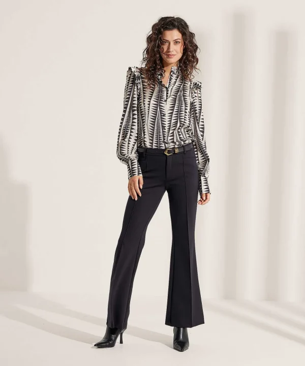 Silky Blouse Graphic Print Kim*Jane Lushka Clearance