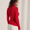 Turtleneck Rib Buttons*Jane Lushka Outlet