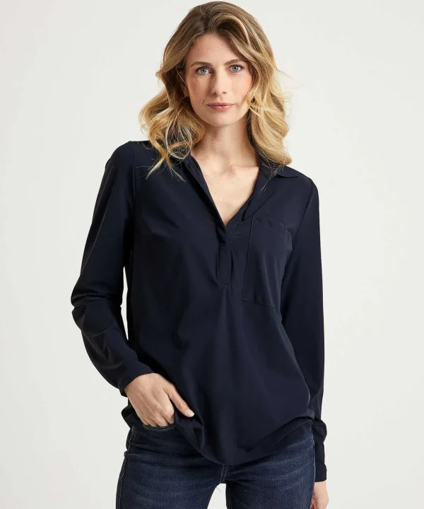 Tunic Blouse Travel Fabric Kaemi*Japan TKY Best