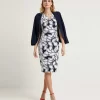 Dress Leaf Print*Joseph Ribkoff Cheap