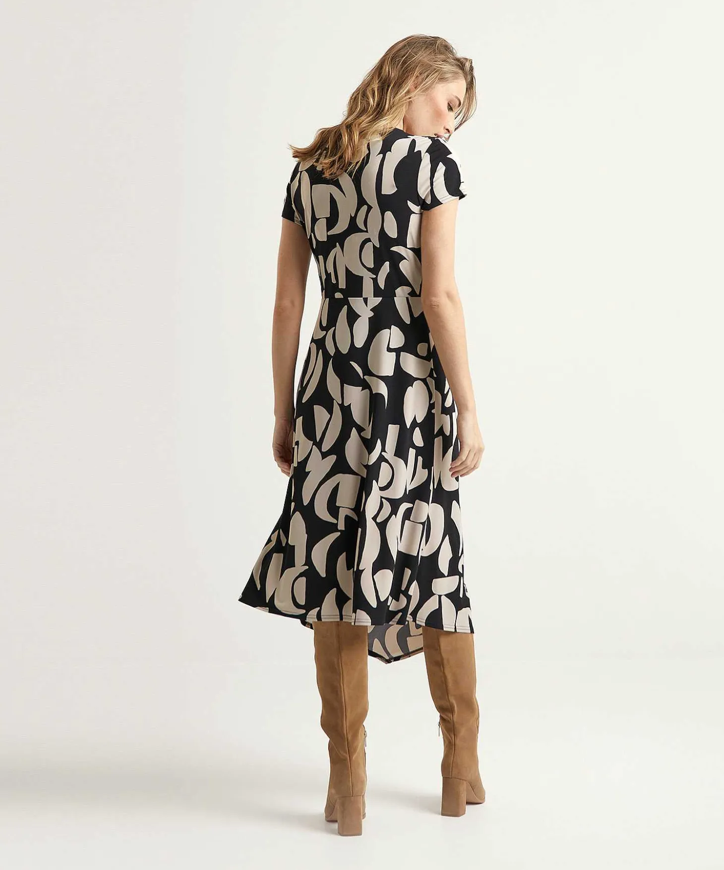 joseph_ribkoff_wrap_dress_0-2.webp Wrap Dress With Buckle*Joseph Ribkoff Discount