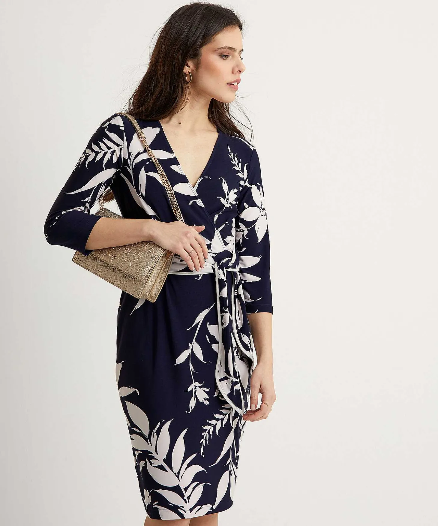 joseph_ribkoff_wrap_dress_1.webp Wrap Dress Flower*Joseph Ribkoff Flash Sale