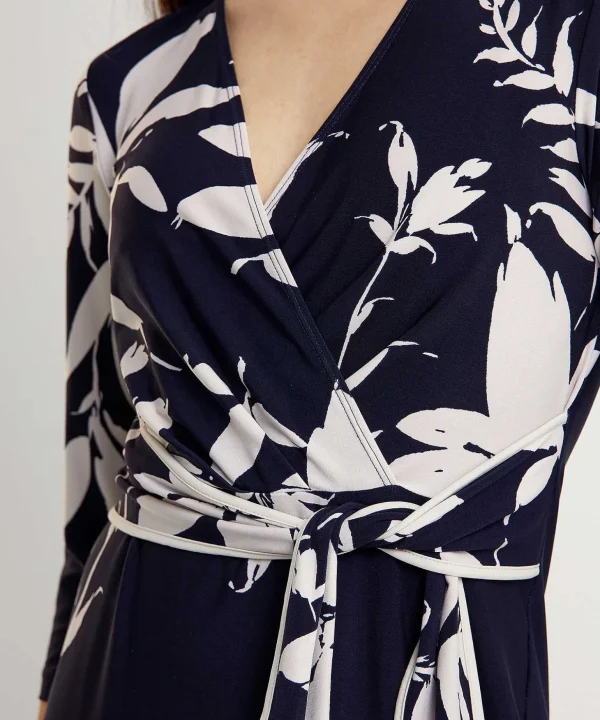 Wrap Dress Flower*Joseph Ribkoff Flash Sale