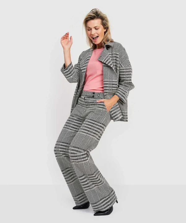 Broek Pied-De-Poule Nyssa*KYRA Outlet